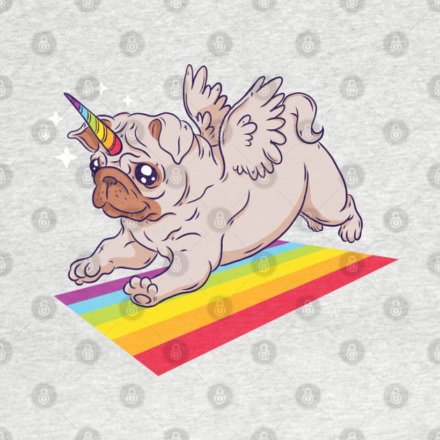 Pug Unicorn by madeinchorley